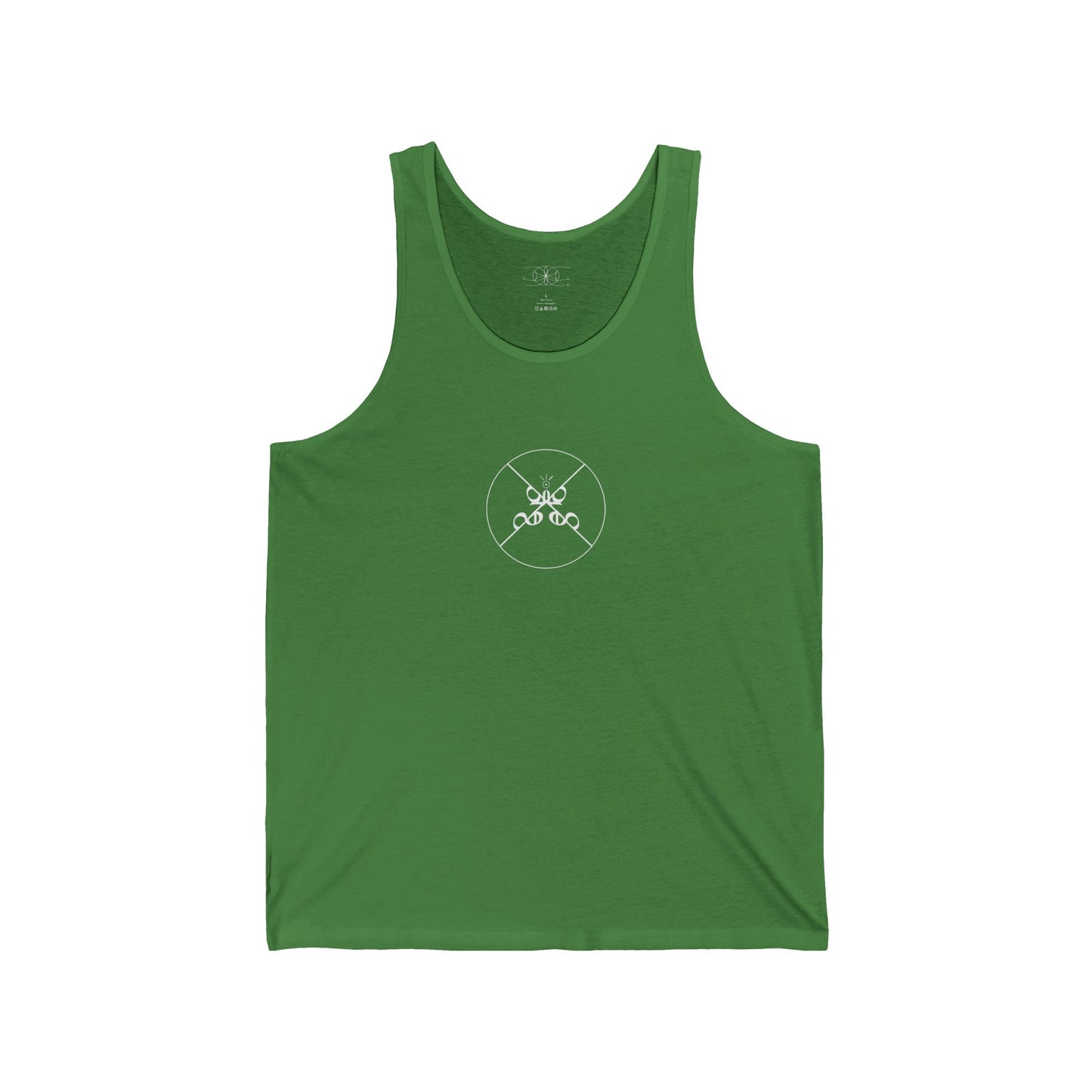 Ellipses White Logo Tank