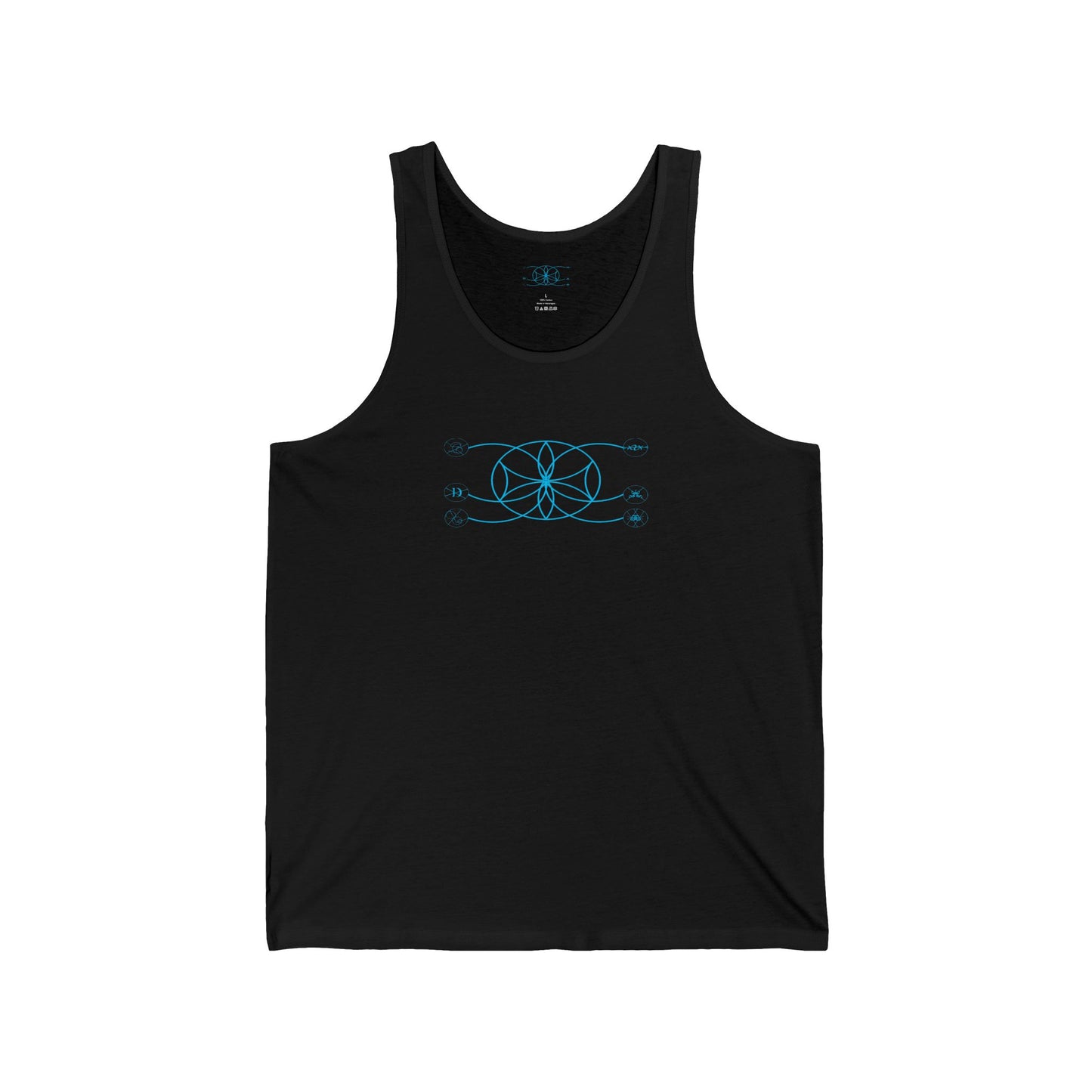 6 Disciples Jove Blue Logo Tank