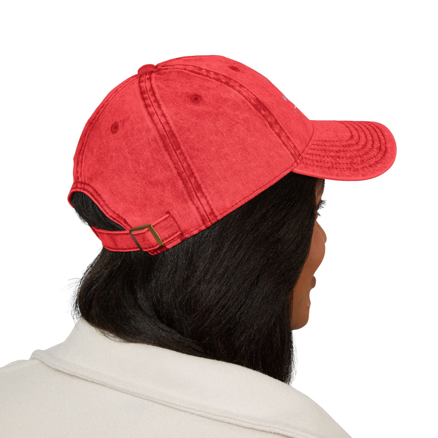 6Disciples White Sigil Vintage Embroidered Cap