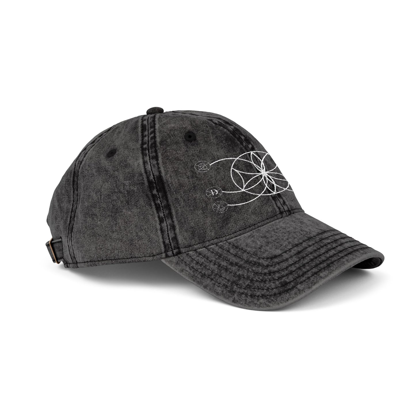 6Disciples White Sigil Vintage Embroidered Cap