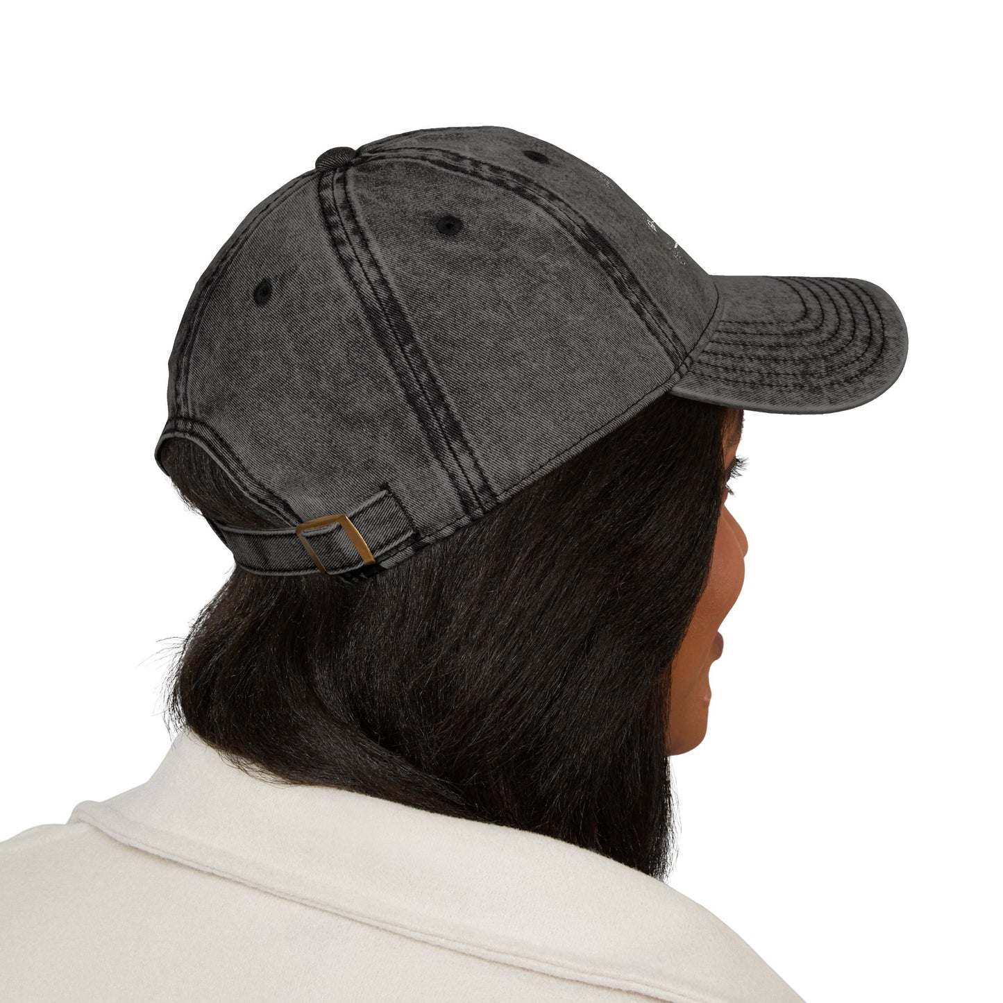 6Disciples White Sigil Vintage Embroidered Cap