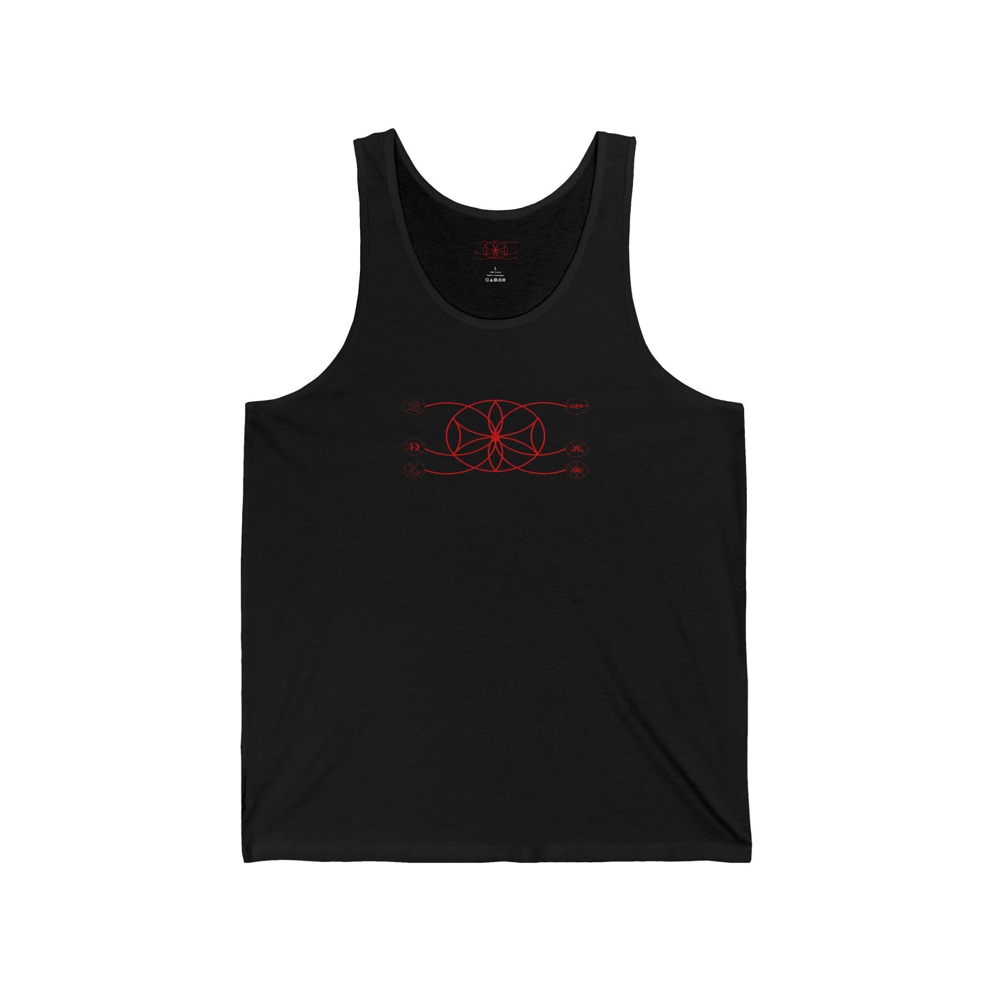 6 Disciples Logo Martian Red Tank