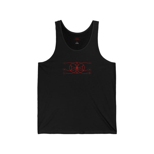 6 Disciples Logo Martian Red Tank