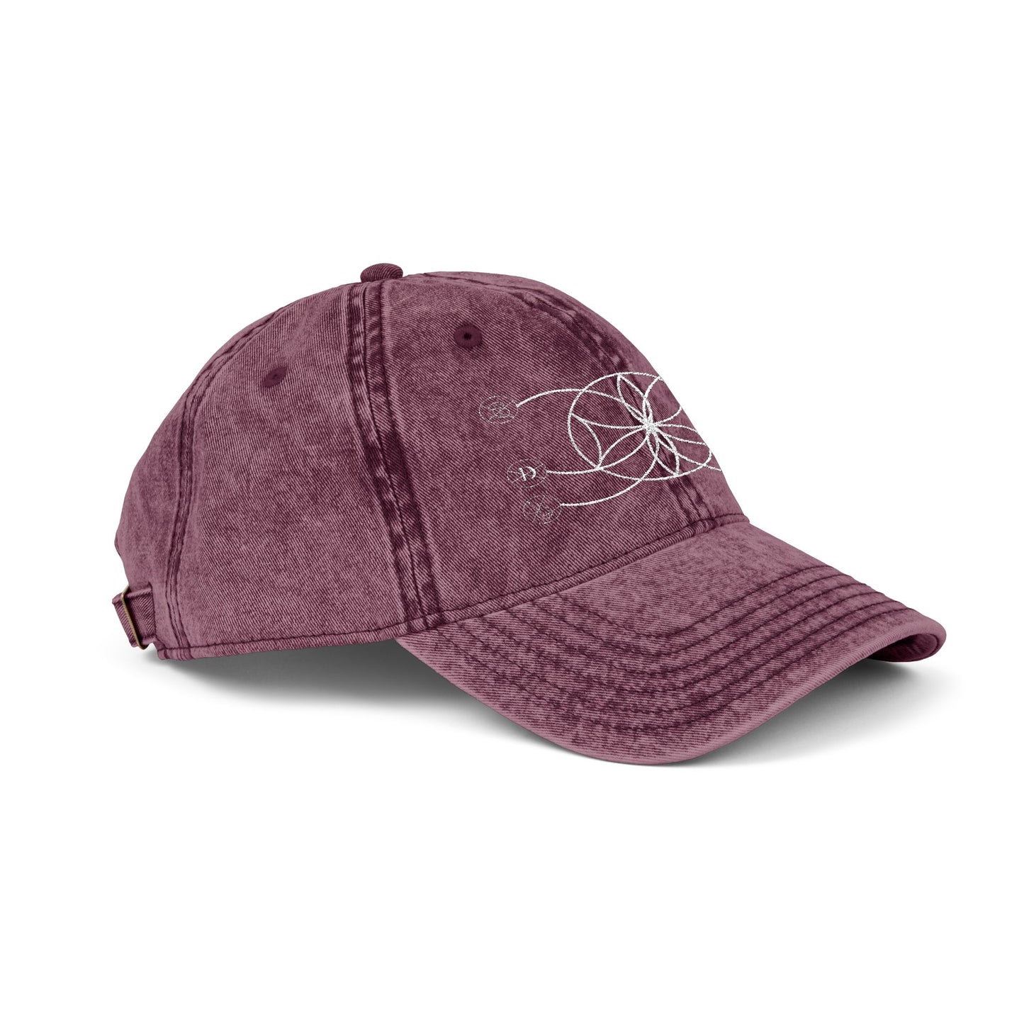 6Disciples White Sigil Vintage Embroidered Cap