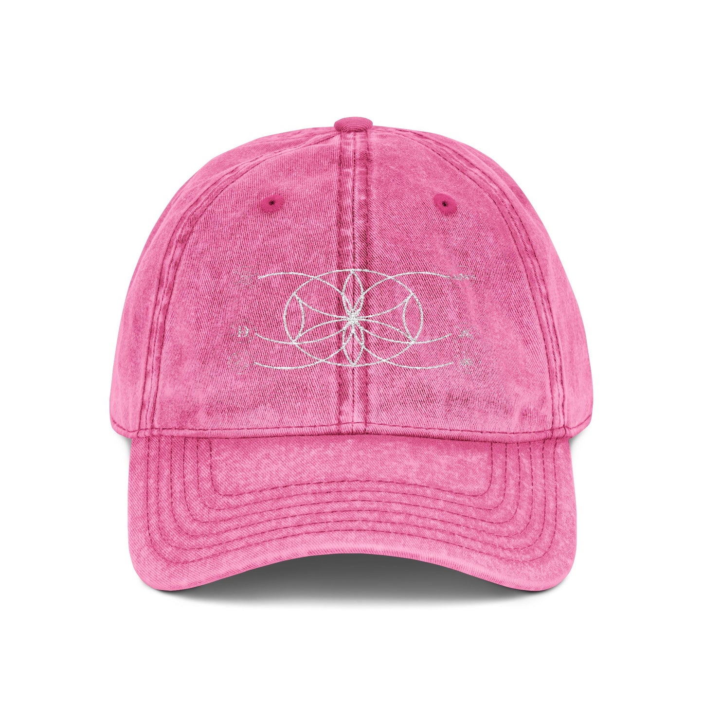 6Disciples White Sigil Vintage Embroidered Cap