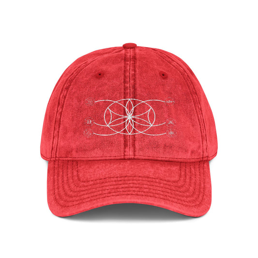 6Disciples White Sigil Vintage Embroidered Cap