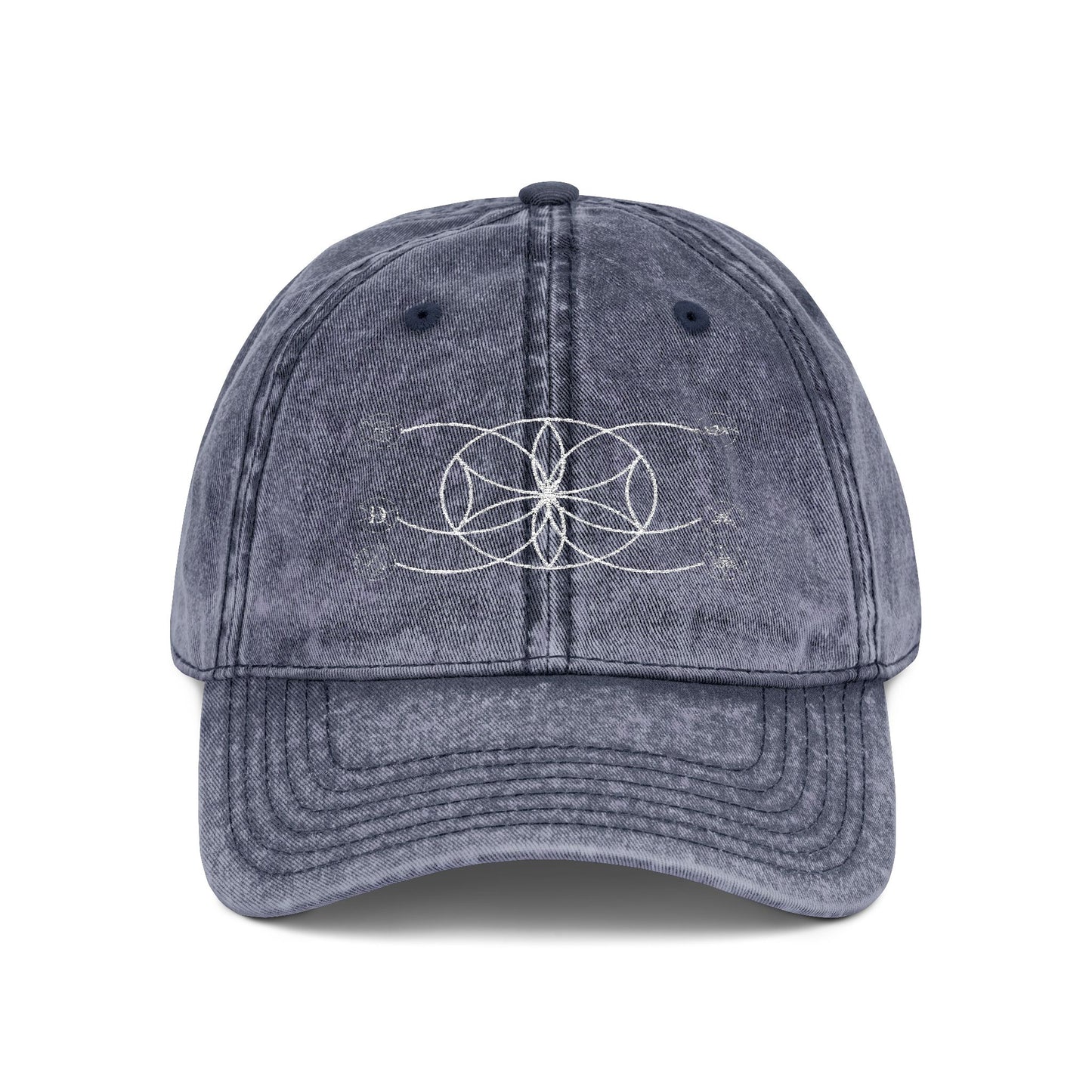 6Disciples White Sigil Vintage Embroidered Cap