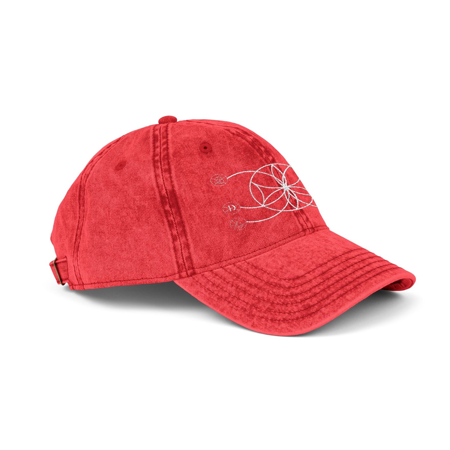 6Disciples White Sigil Vintage Embroidered Cap