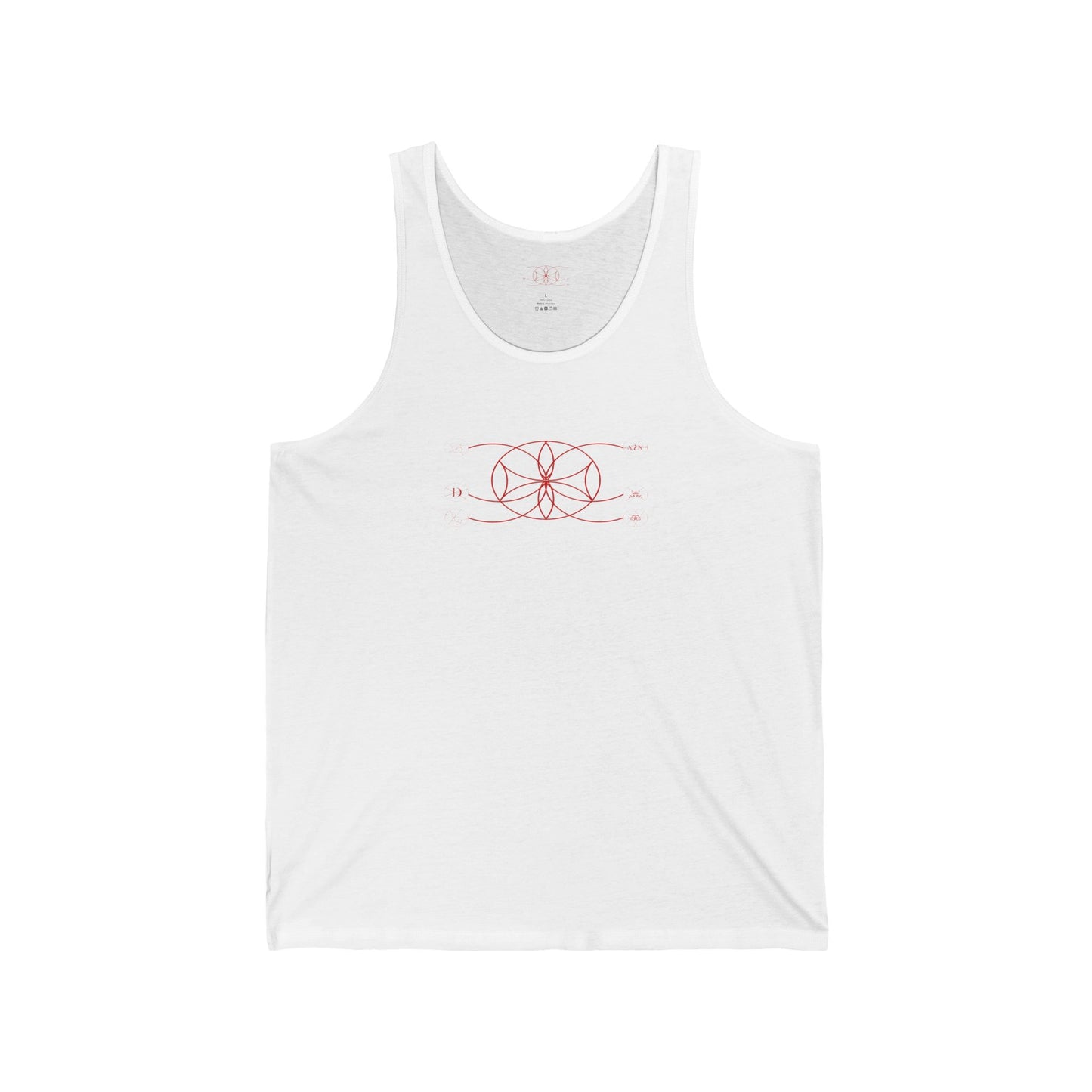6 Disciples Logo Martian Red Tank