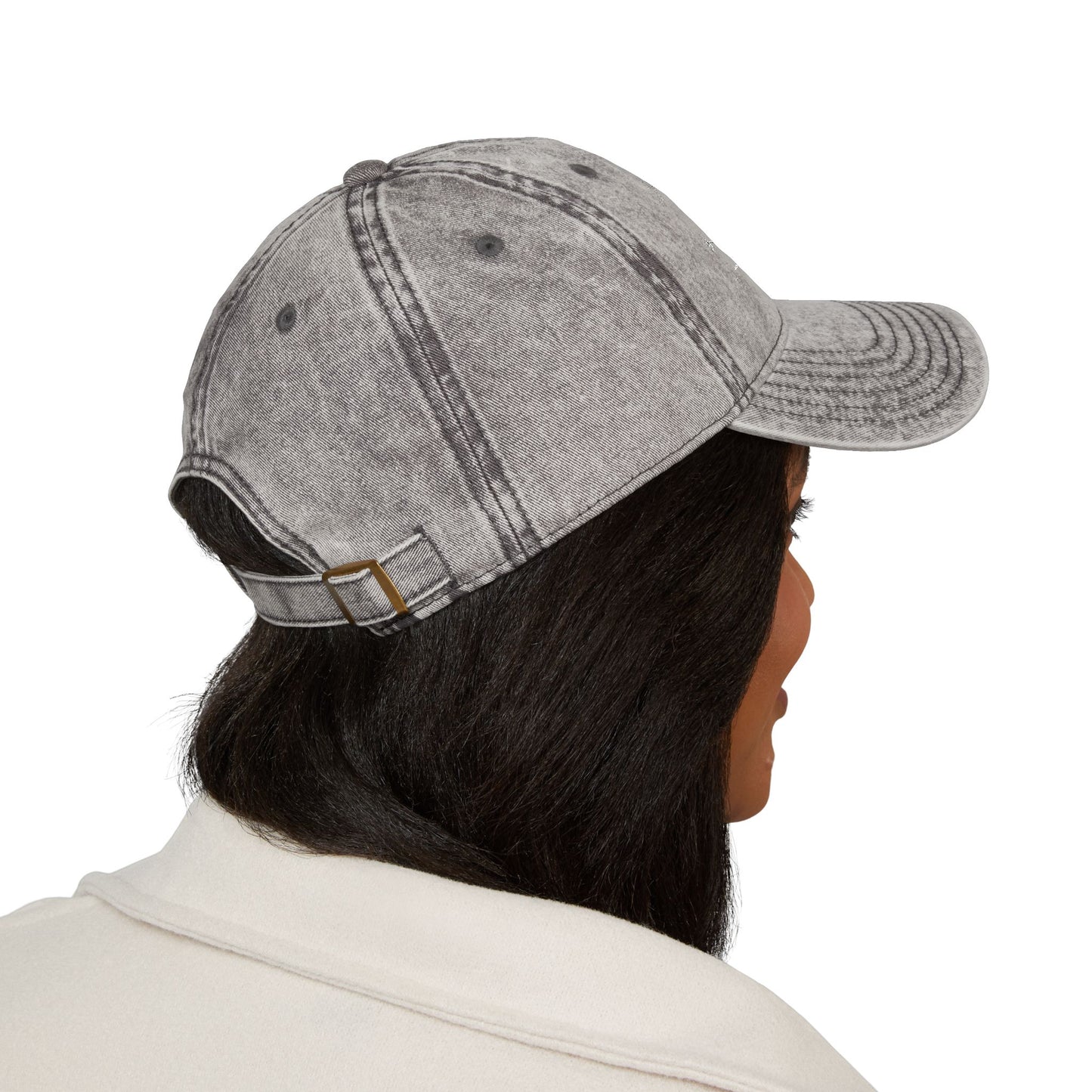 6Disciples White Sigil Vintage Embroidered Cap