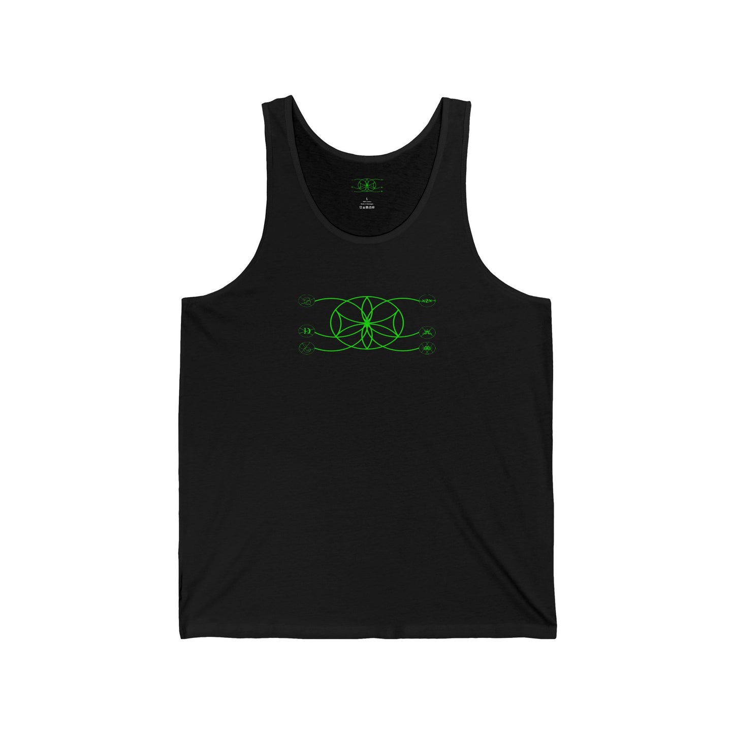 6 Disciples MATRIKX Green Logo Tank