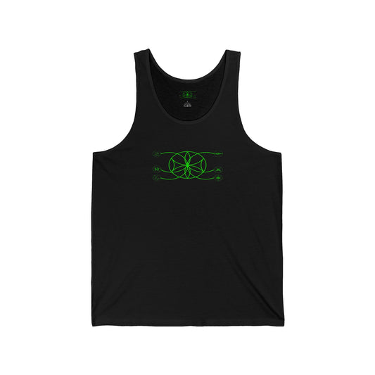 6 Disciples MATRIKX Green Logo Tank